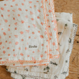 Elodie petit river rose bamboo muslin pelena
