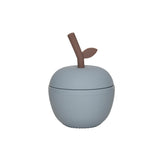 Oyoy apple silikonska čaša sa slamkom, dusty blue
