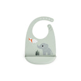 Done By Deer playground silikonska portikla, zeleno