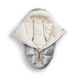 Elodie Details footmuff, silver sheen