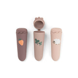 Done By Deer sheepy silikonski kalupi za sladoled 3 kom, roze