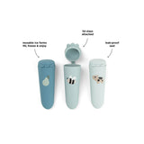 Done By Deer silicone ice pops 3-pack, dotti blue
