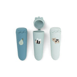 Done By Deer silicone ice pops 3-pack, dotti blue