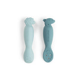 Done By Deer tiny farm silikonske kašike 2 kom, plavo