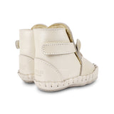 Donsje ynzi čizme jednorog, off white metallic leather