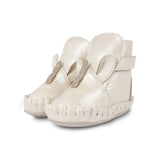 Donsje ynzi čizme jednorog, off white metallic leather