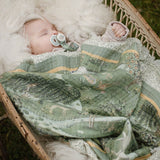 Elodie Details soft cotton blanket, owl & willow