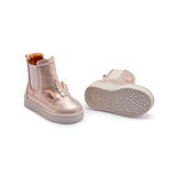 Donsje kheera čizme jednorog, powder metallic leather