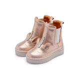 Donsje kheera čizme jednorog, powder metallic leather