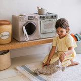 Lorena Canals play basket washing machine