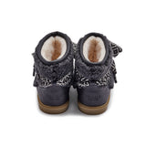 Donsje walaya čizme, navy curly sheep wool