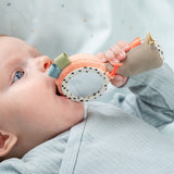 Done By Deer sensory rattle mirror set celebration, colour mix