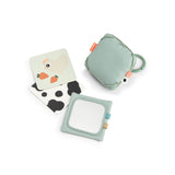 Done By Deer držač sa kontrastnim karticama i ogledalcetom, zeleno