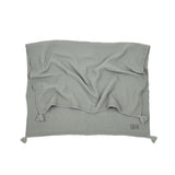 Nobodinoz blanket in washed double muslin wabi-sabi azure