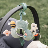 Done By Deer tiny farm aktivno ogledalo za kolica, zeleno