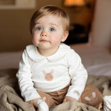 Donsje davo bodi fluffy zeka, off white