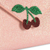 Konges Slojd bag love letter pink glitter