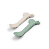 Done By Deer silicone spoon 2 pack lalee, green