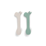 Done By Deer silicone spoon 2 pack lalee, green