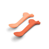 Done By Deer silicone spoon 2 pack lalee, papaya