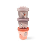 Done By Deer baby food container 3 pack ozzo, powder