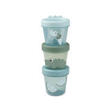 Done By Deer baby food container 3 pack croco, green