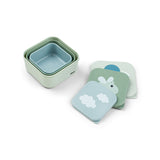 Done By Deer snack box set 3 pcs happy clouds, green