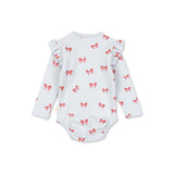 Konges Slojd sui frill bodi rosia blue bow