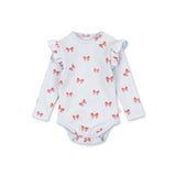 Konges Slojd sui frill bodi rosia blue bow