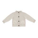Donsje dieck kardigan ovčica, white sand