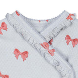 Konges Slojd sui bodi za novorođenčad rosia blue bow