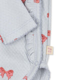 Konges Slojd sui bodi za novorođenčad rosia blue bow