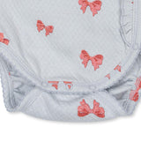 Konges Slojd sui bodi za novorođenčad rosia blue bow