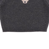 Donsje sibbe merino wool sweater koala, cloudy grey melange