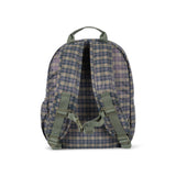Konges Slojd rainy kids midi backpack, laurel blue check
