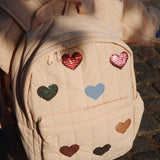 Konges Slojd juno quilted sequin ranac, cameo rose