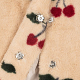 Konges Slojd fuzzie coat, ma grande cerise