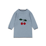 Konges Slojd alexa knit dress, blue fog