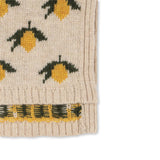 Konges Slojd belou pletena kragna, lemon