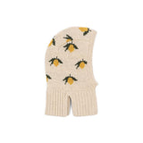 Konges Slojd belou knit balaclava, lemon