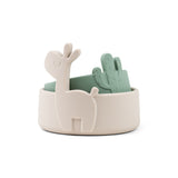 Done By Deer silicone bowl set 2 pcs lalee, sand/green