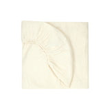 Nobodinoz baby fitted sheet in washed double muslin wabi-sabi natural