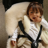 Binibamba milk merino snuggle prsluk