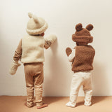 Binibamba milk merino snuggle prsluk