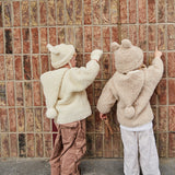 Binibamba milk merino snuggle jacket