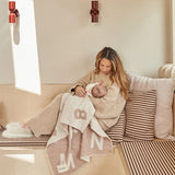 Binibamba alphabet merino blanket