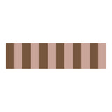 Dekornik border nostalgia stripes, pink/brown