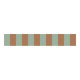 Dekornik border slim stripes, brown/green