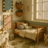 Dekornik border wide stripes, blue/green