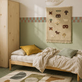 Dekornik border slim stripes, brown/green